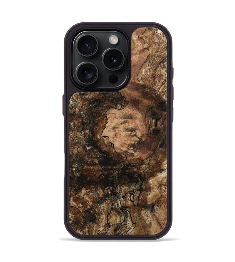 iPhone 16 Pro Wood Phone Case - Layton (Wood Burl, 799560)