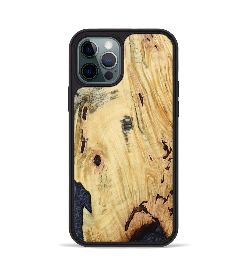 iPhone 12 Pro Wood Phone Case - Kristyn (Wood Burl, 799561)