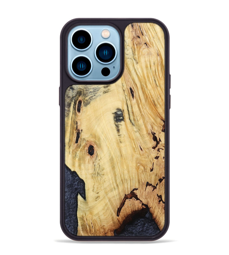iPhone 14 Pro Max Wood Phone Case - Kristyn (Wood Burl, 799561)