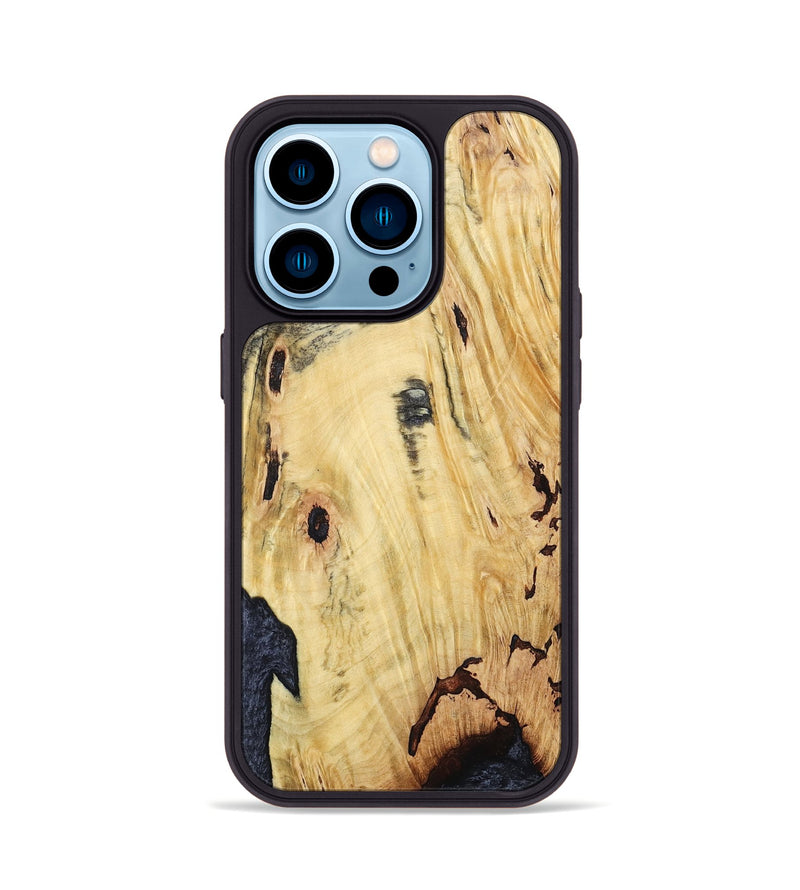 iPhone 14 Pro Wood Phone Case - Kristyn (Wood Burl, 799561)