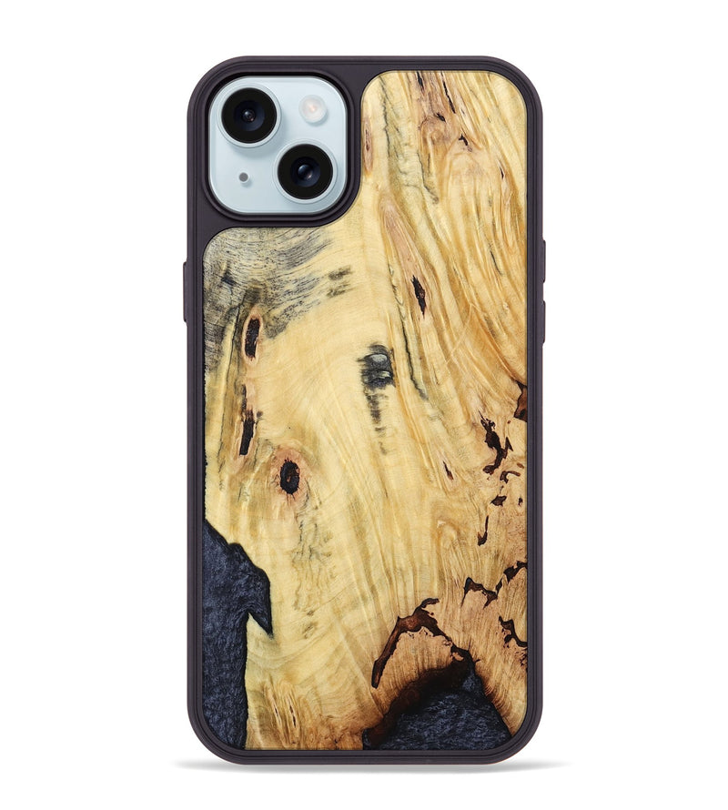 iPhone 15 Plus Wood Phone Case - Kristyn (Wood Burl, 799561)
