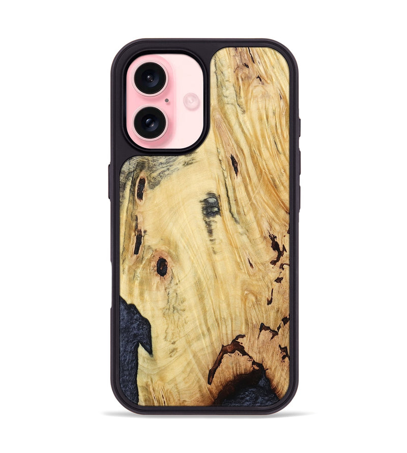 iPhone 16 Wood Phone Case - Kristyn (Wood Burl, 799561)