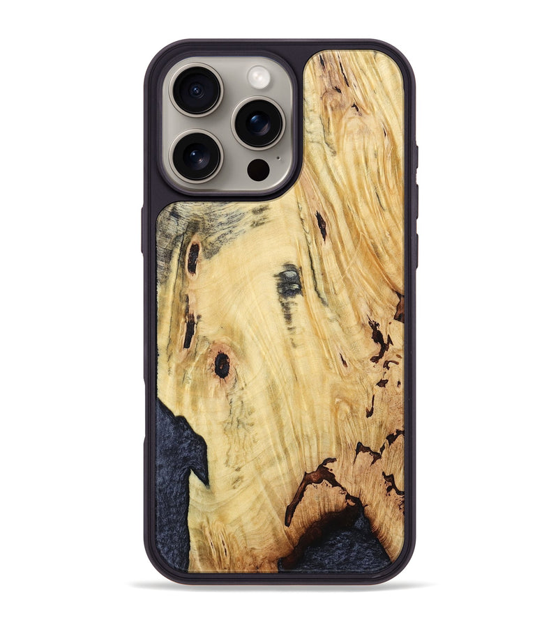 iPhone 16 Pro Max Wood Phone Case - Kristyn (Wood Burl, 799561)