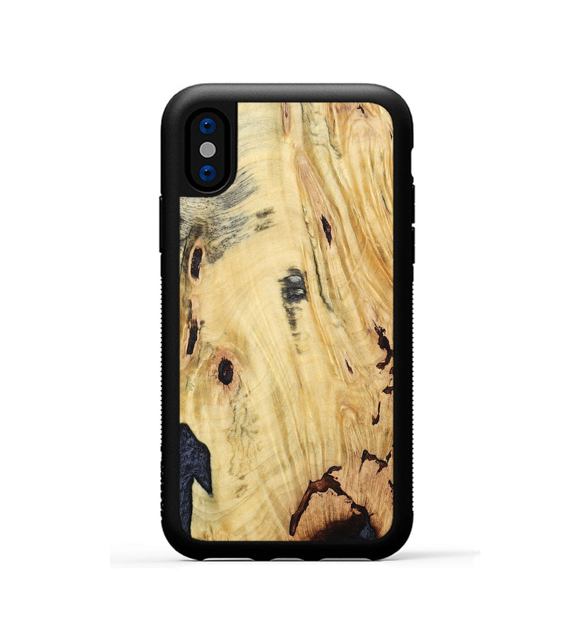 iPhone Xs Wood Phone Case - Kristyn (Wood Burl, 799561)