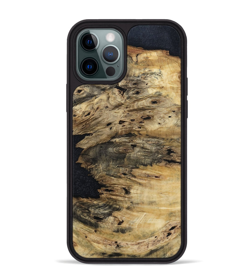 iPhone 12 Pro Max Wood Phone Case - Aspyn (Wood Burl, 799562)