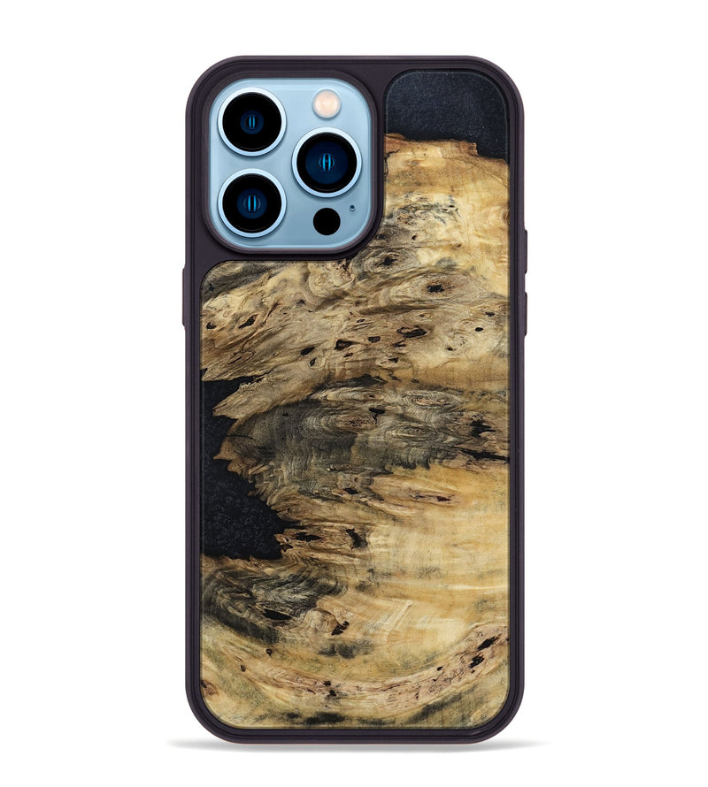 iPhone 14 Pro Max Wood Phone Case - Aspyn (Wood Burl, 799562)
