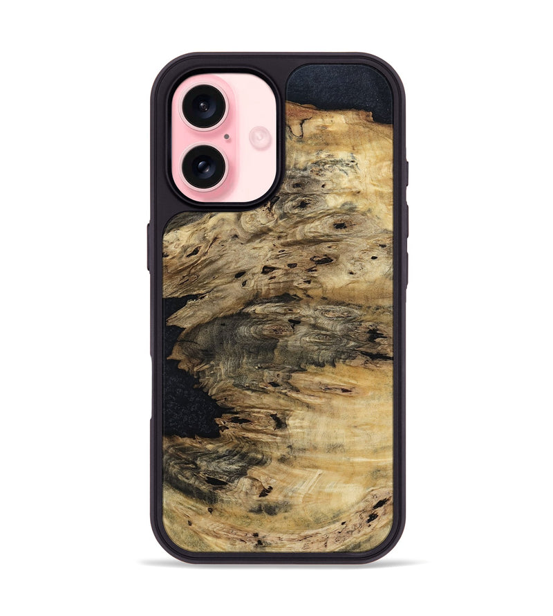 iPhone 16 Wood Phone Case - Aspyn (Wood Burl, 799562)