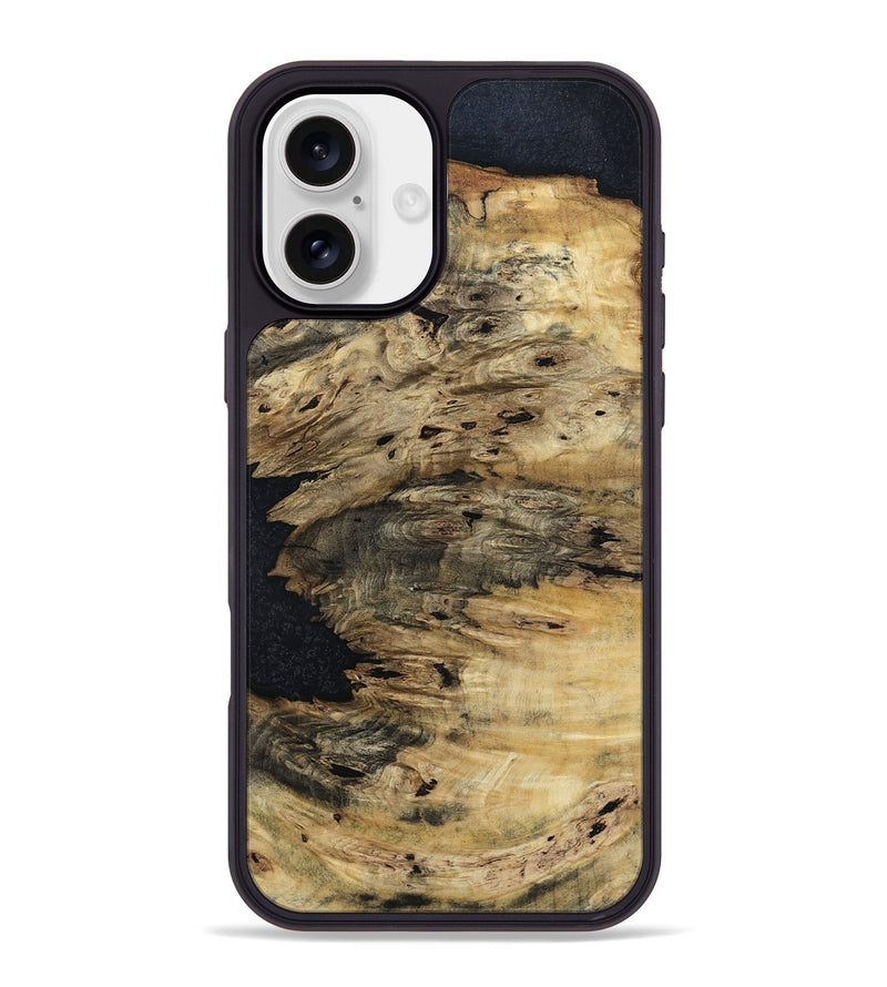 iPhone 16 Plus Wood Phone Case - Aspyn (Wood Burl, 799562)