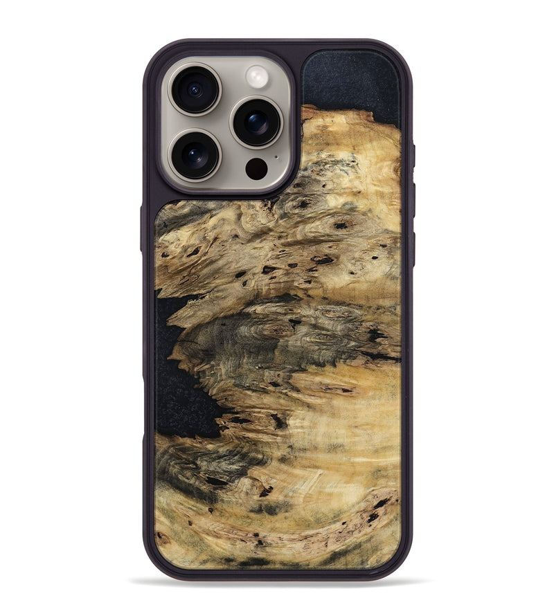 iPhone 16 Pro Max Wood Phone Case - Aspyn (Wood Burl, 799562)