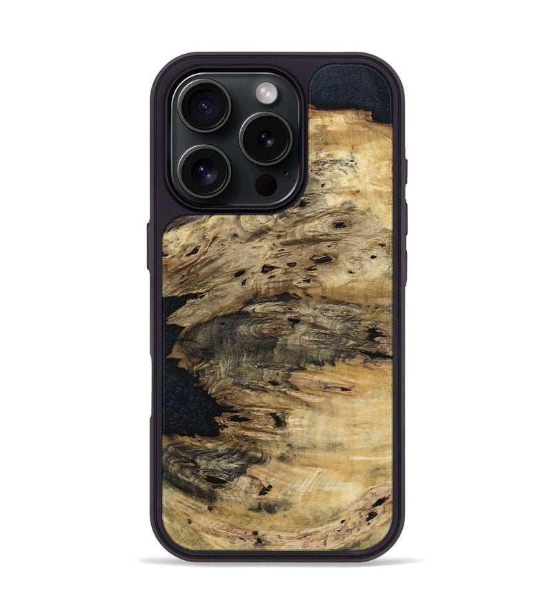 iPhone 16 Pro Wood Phone Case - Aspyn (Wood Burl, 799562)