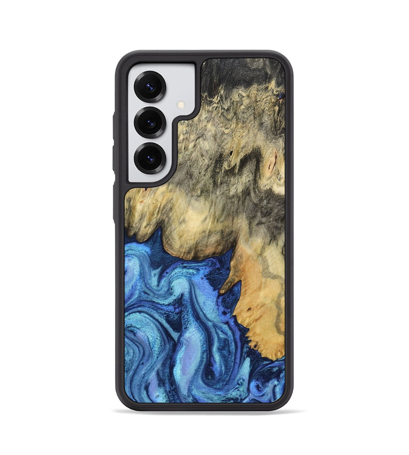Galaxy S25 Wood Phone Case - Mylo (Blue, 799563)
