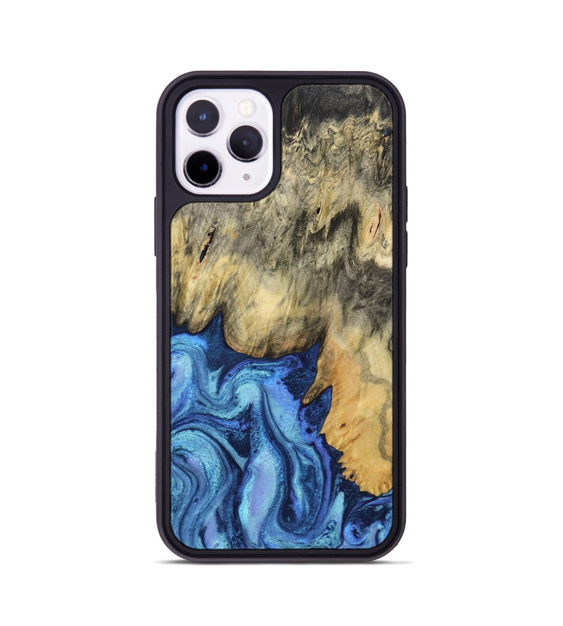 iPhone 11 Pro Wood Phone Case - Mylo (Blue, 799563)