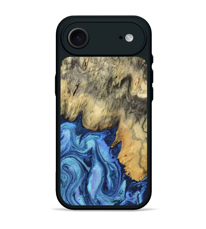 iPhone 17 Air Wood Phone Case - Mylo (Blue, 799563)