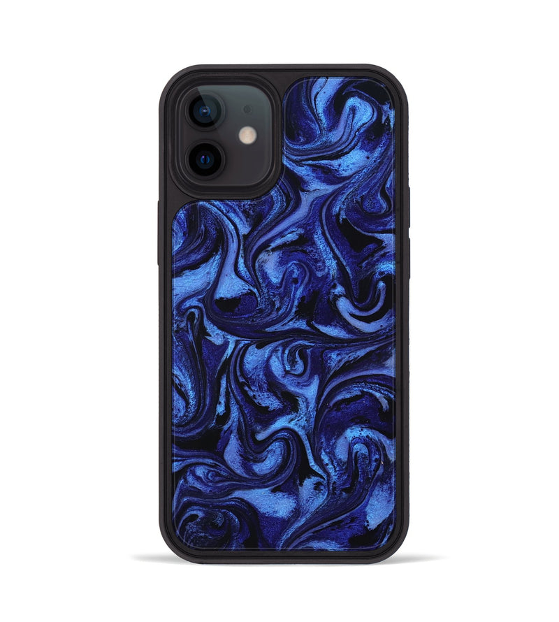 iPhone 12 ResinArt Phone Case - Teressa (Blue, 799564)