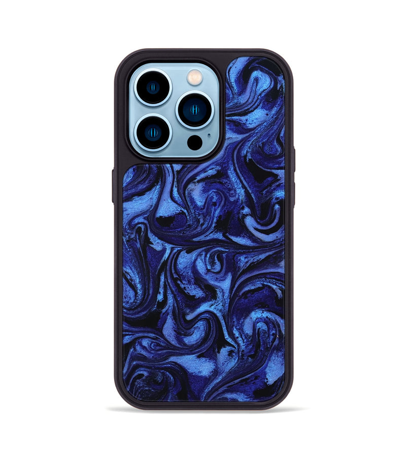 iPhone 14 Pro ResinArt Phone Case - Teressa (Blue, 799564)