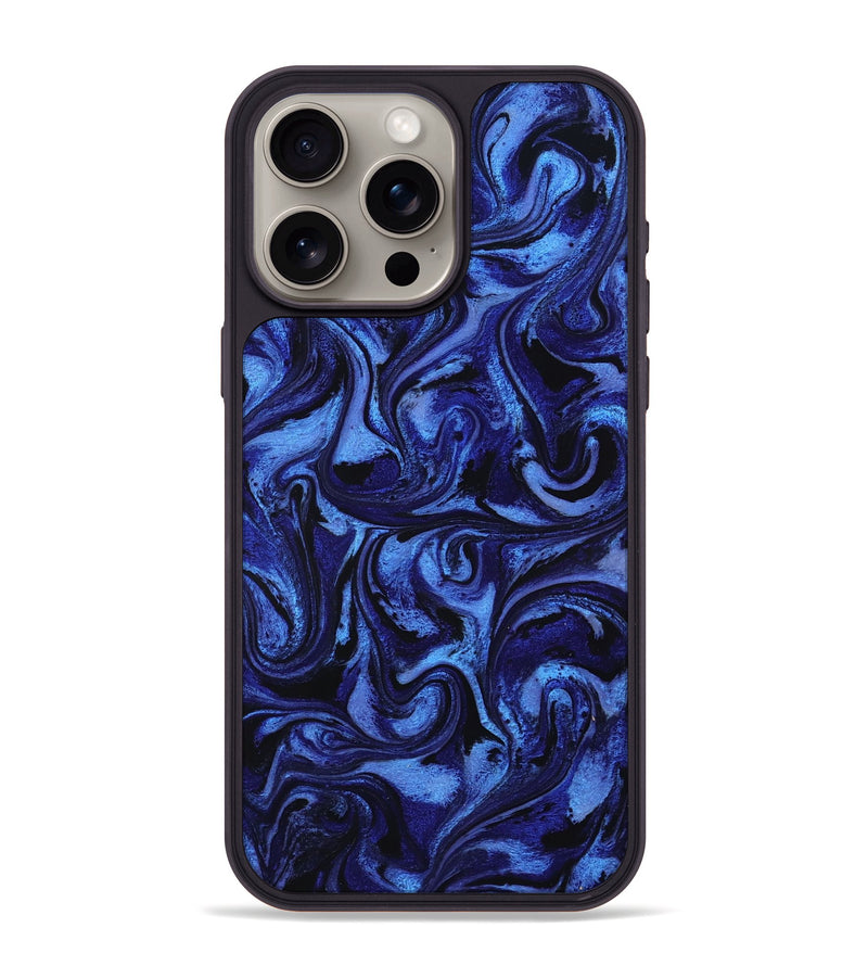 iPhone 15 Pro Max ResinArt Phone Case - Teressa (Blue, 799564)