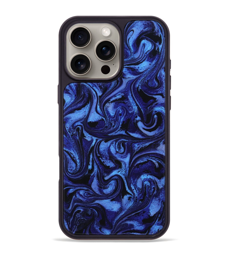 iPhone 16 Pro Max ResinArt Phone Case - Teressa (Blue, 799564)