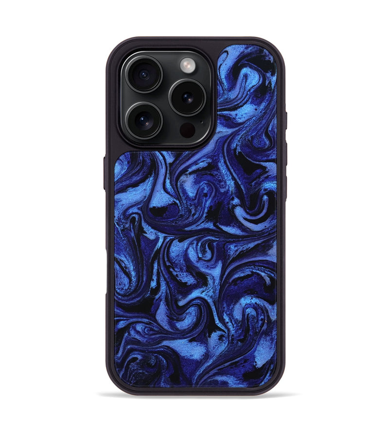 iPhone 16 Pro ResinArt Phone Case - Teressa (Blue, 799564)