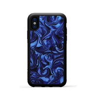 iPhone Xs ResinArt Phone Case - Teressa (Blue, 799564)