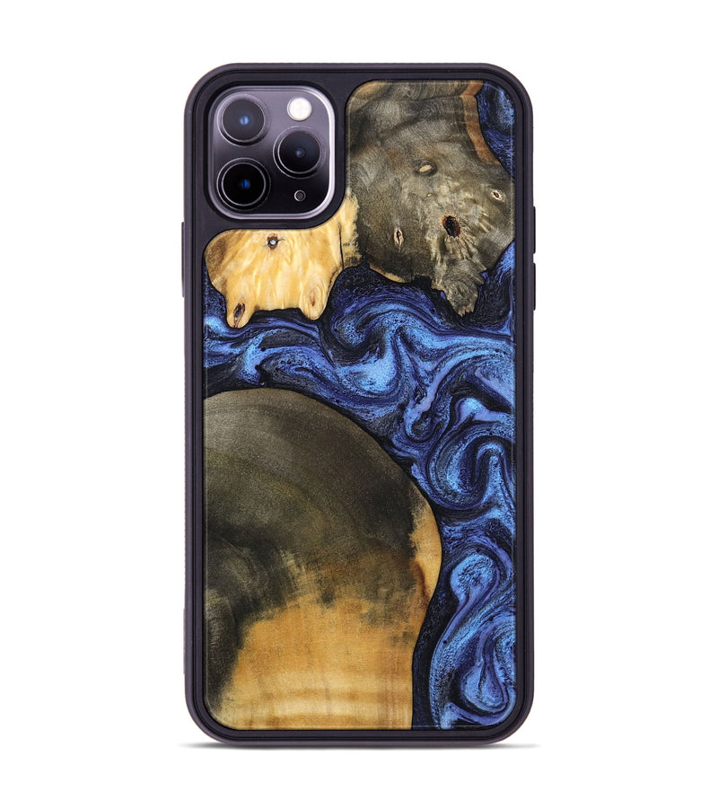 iPhone 11 Pro Max Wood Phone Case - Ole (Blue, 799565)