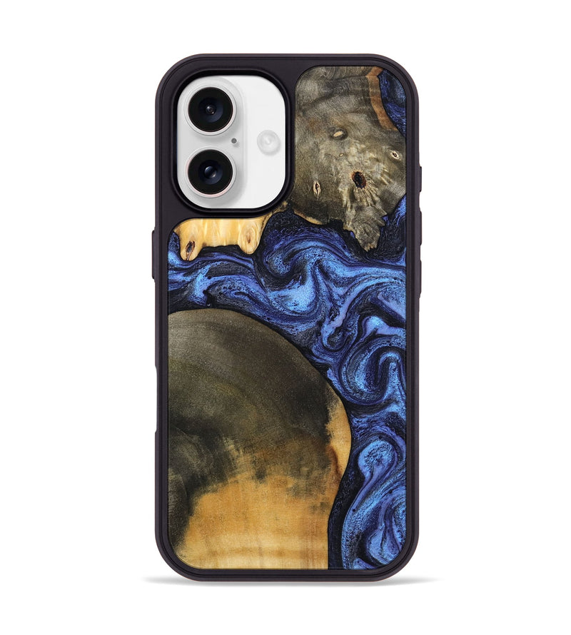 iPhone 17 Wood Phone Case - Ole (Blue, 799565)