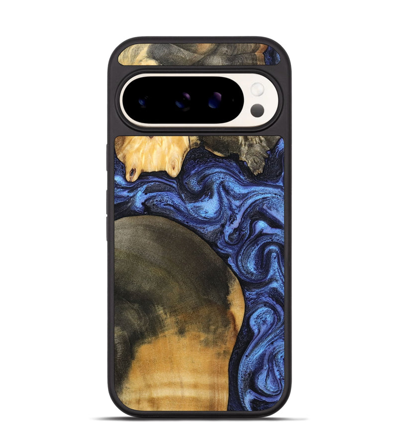 Pixel 9 Pro Wood Phone Case - Ole (Blue, 799565)