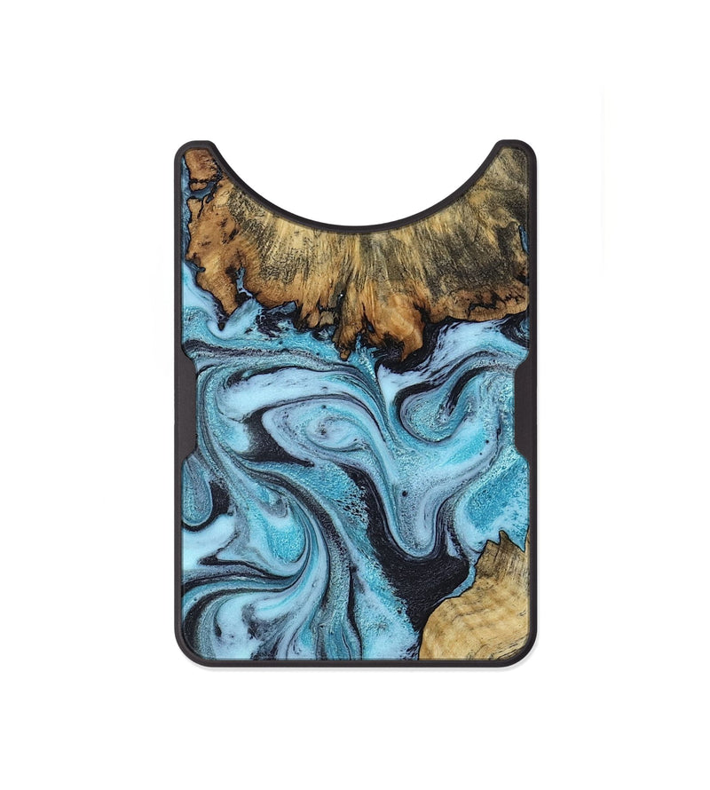 Alloy Wood Wallet - Marcia (Blue, 799566)