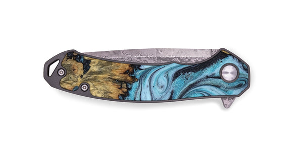 EDC Wood Pocket Knife - Marcia (Blue, 799566)