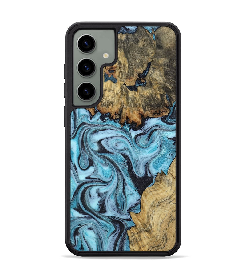 Galaxy S24 Plus Wood Phone Case - Marcia (Blue, 799566)