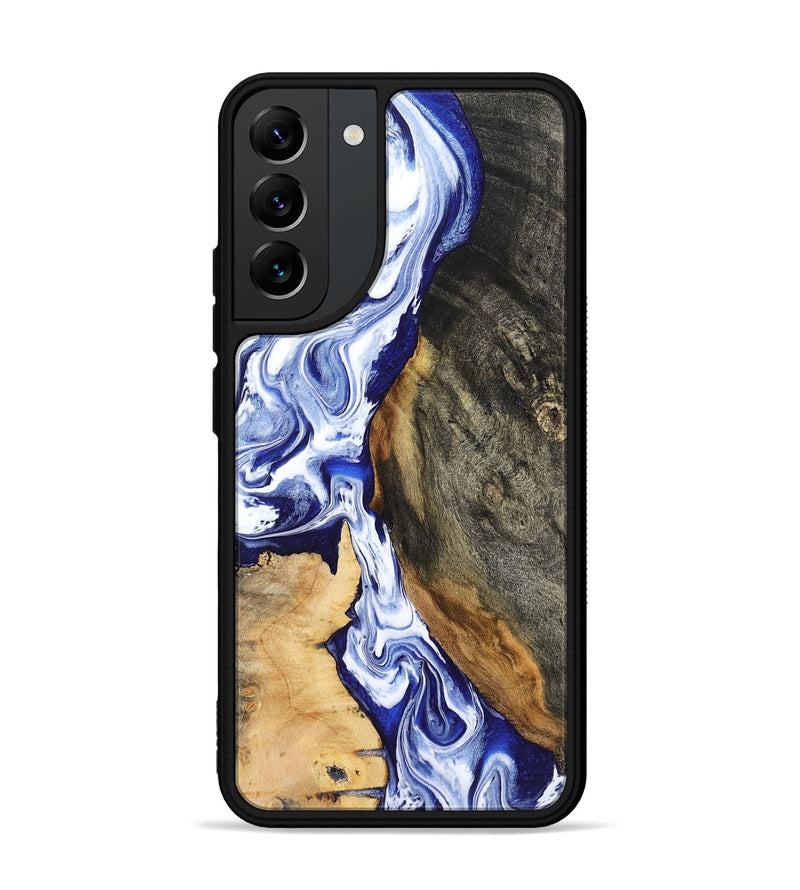 Galaxy S22 Plus Wood Phone Case - Racheal (Blue, 799567)
