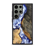 Galaxy S24 Ultra Wood Phone Case - Racheal (Blue, 799567)