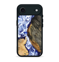 iPhone 17 Air Wood Phone Case - Racheal (Blue, 799567)