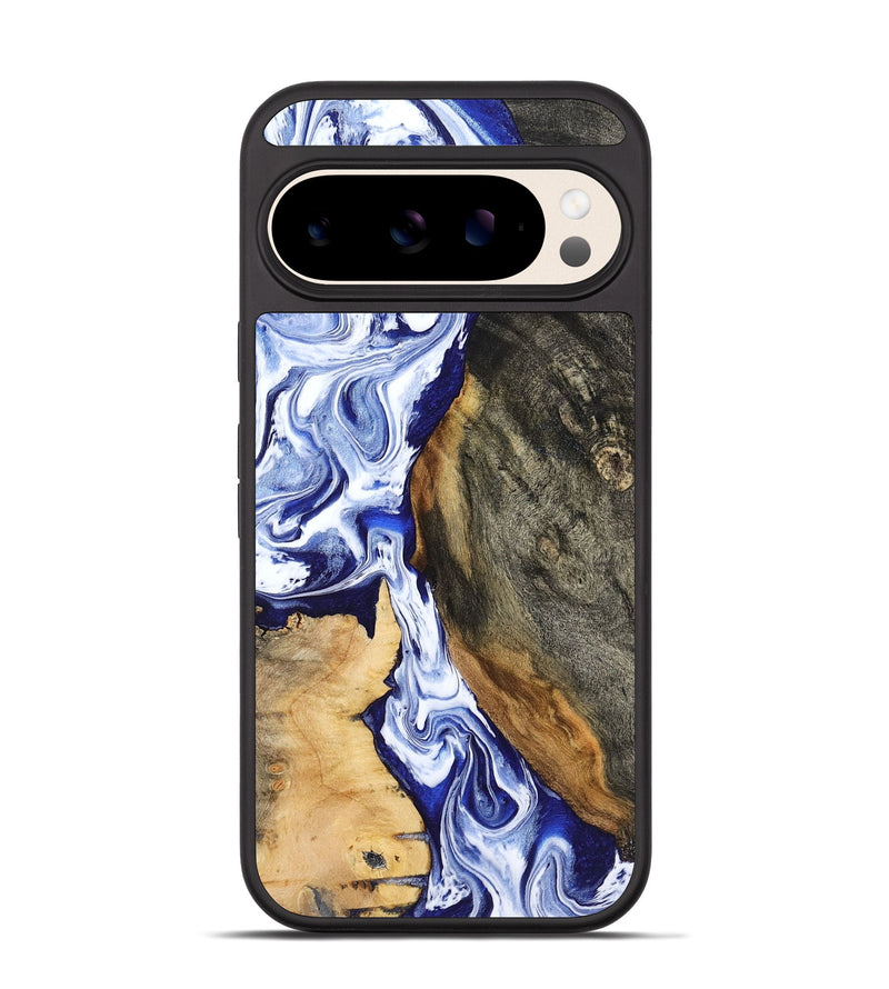 Pixel 10 Wood Phone Case - Racheal (Blue, 799567)