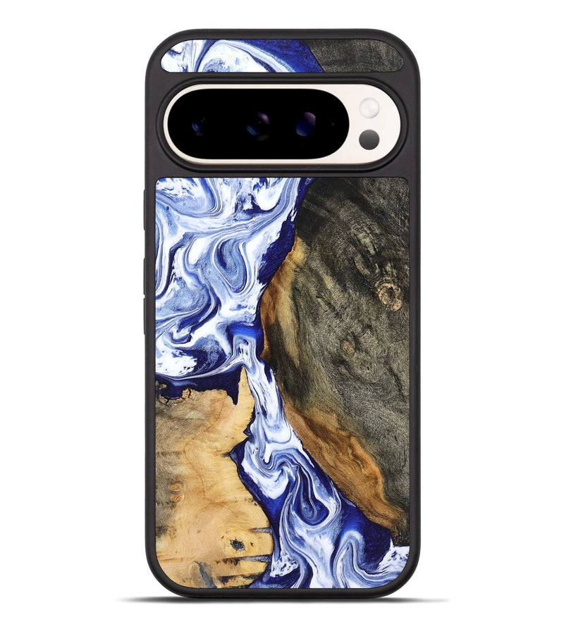 Pixel 9 Pro XL Wood Phone Case - Racheal (Blue, 799567)
