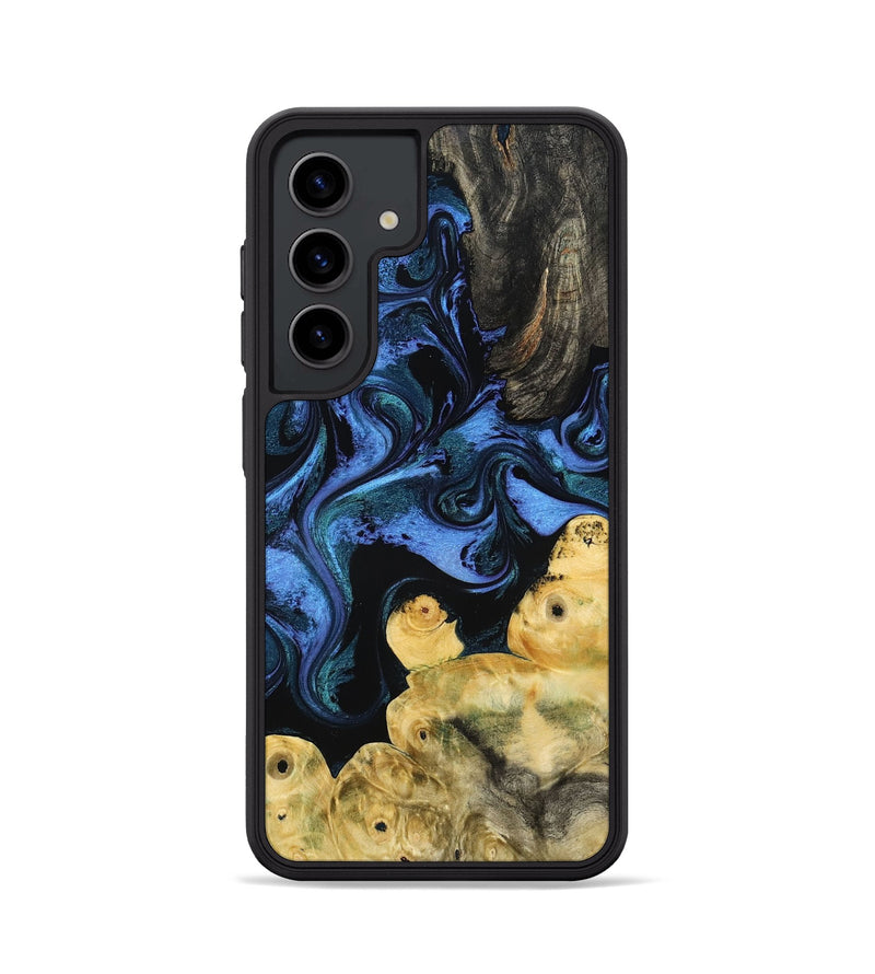 Galaxy S24 Wood Phone Case - Jill (Blue, 799568)