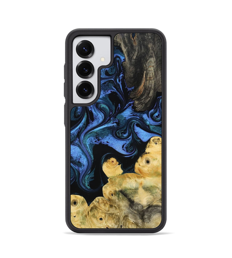 Galaxy S25 Wood Phone Case - Jill (Blue, 799568)