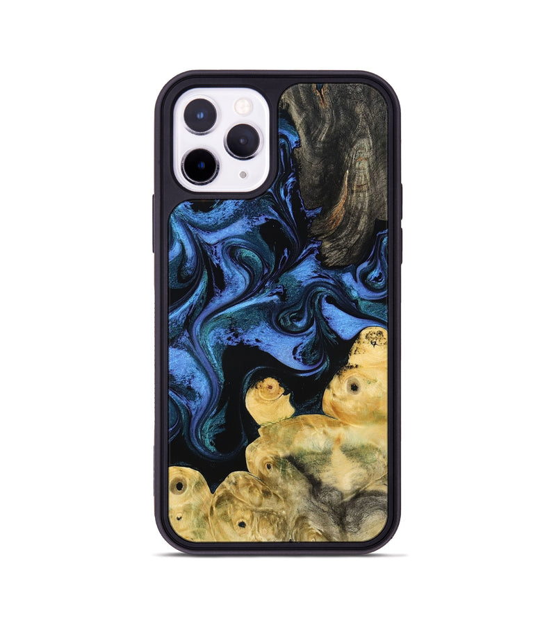 iPhone 11 Pro Wood Phone Case - Jill (Blue, 799568)