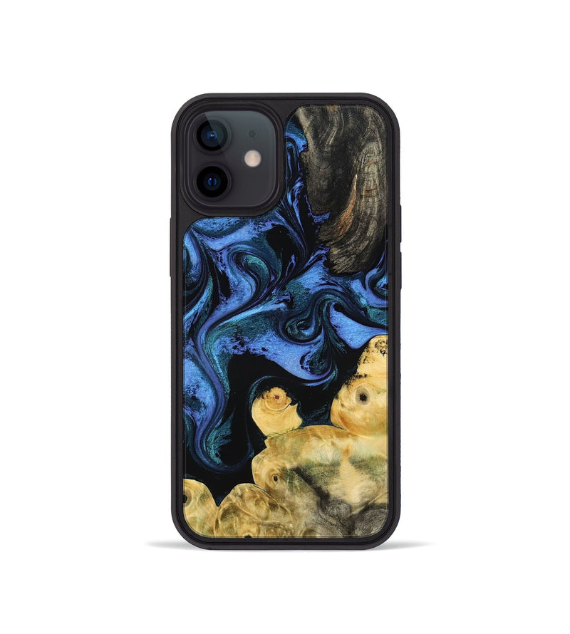 iPhone 12 mini Wood Phone Case - Jill (Blue, 799568)