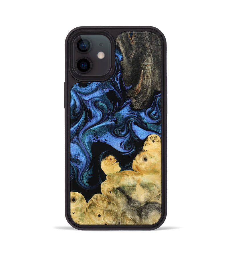 iPhone 12 Wood Phone Case - Jill (Blue, 799568)