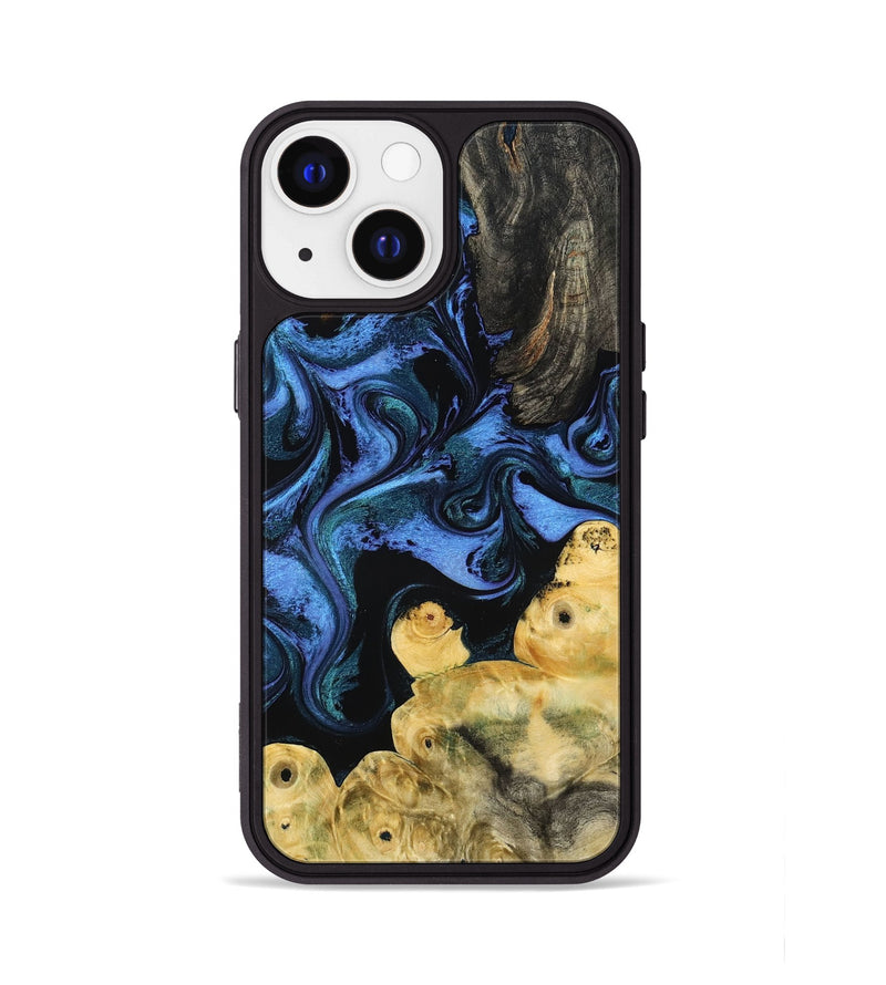 iPhone 13 Wood Phone Case - Jill (Blue, 799568)