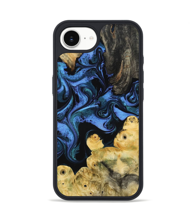 iPhone 16e Wood Phone Case - Jill (Blue, 799568)