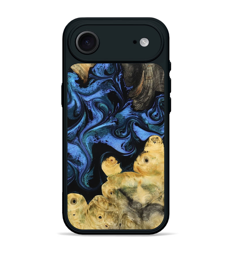 iPhone 17 Air Wood Phone Case - Jill (Blue, 799568)