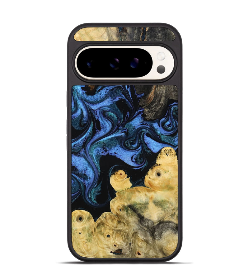 Pixel 9 Pro Wood Phone Case - Jill (Blue, 799568)