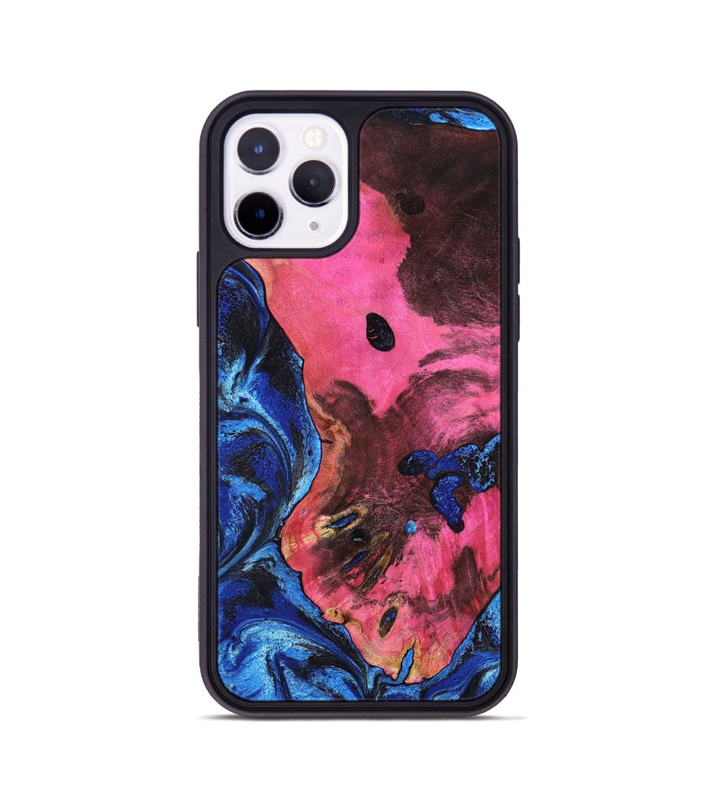 iPhone 11 Pro Wood Phone Case - Olen (Blue, 799569)
