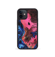 iPhone 12 mini Wood Phone Case - Olen (Blue, 799569)