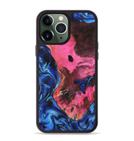 iPhone 13 Pro Max Wood Phone Case - Olen (Blue, 799569)