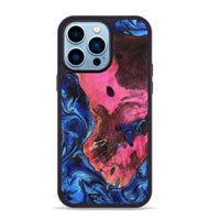iPhone 14 Pro Max Wood Phone Case - Olen (Blue, 799569)