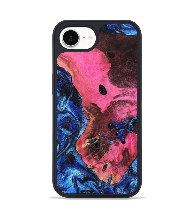 iPhone 16e Wood Phone Case - Olen (Blue, 799569)