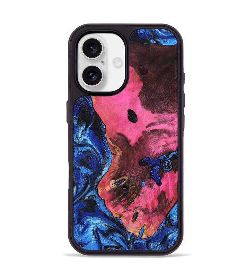 iPhone 17 Wood Phone Case - Olen (Blue, 799569)