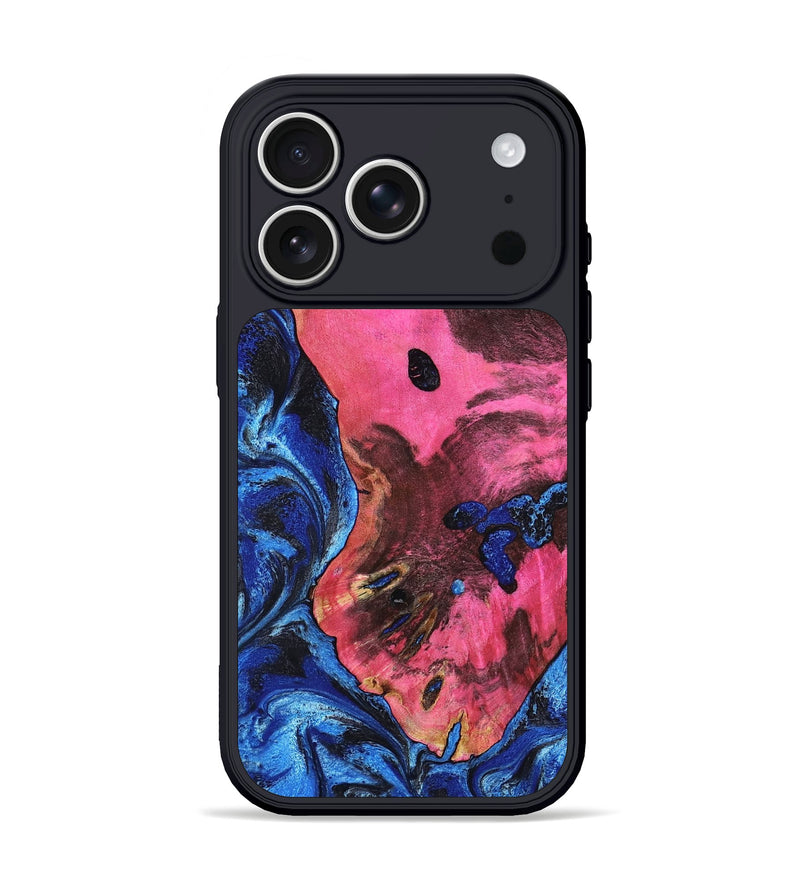 iPhone 17 Pro Wood Phone Case - Olen (Blue, 799569)